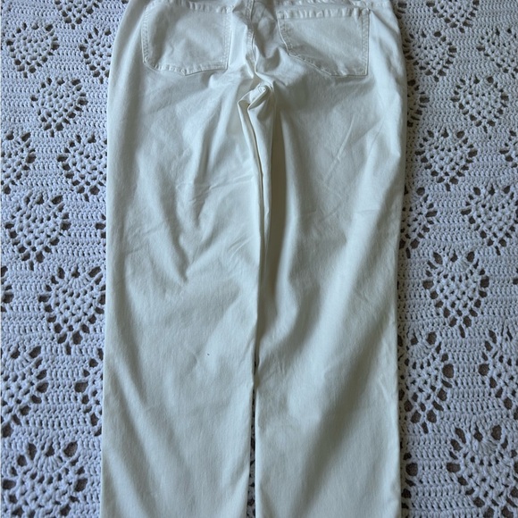Draper James RSVP Ivory Denim Button Fly Pants Women’s Sz 16 NWOT - Picture 7 of 7